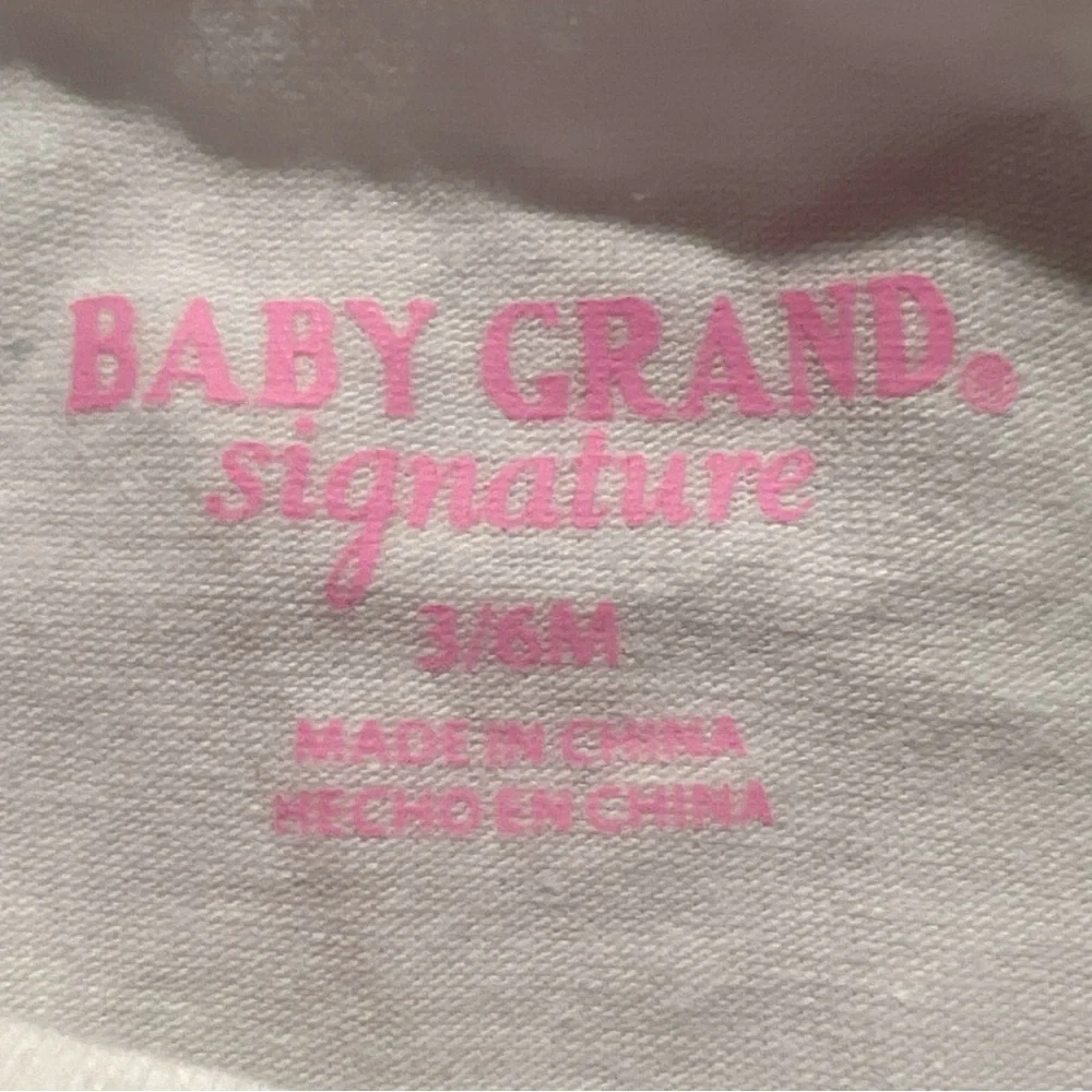 NEW Baby Grand Signature Sparkle & Shine‎ Bodysuit Red Glitter Tutu Set 3-6M